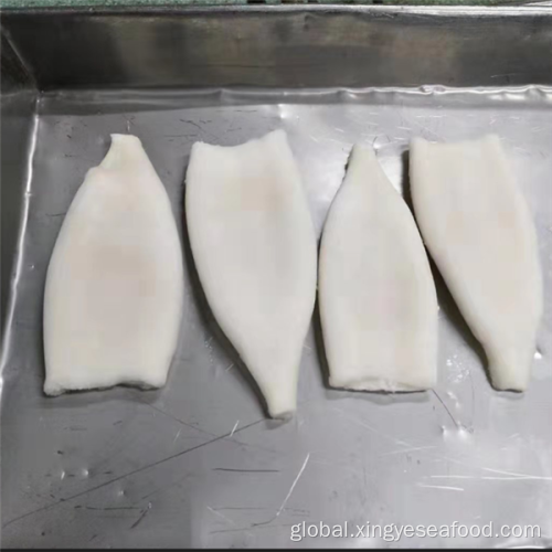 Frozen Squid Tubes Todarodes Pacificus Frozen Squid Cleaned Tubes U5 Manufactory
